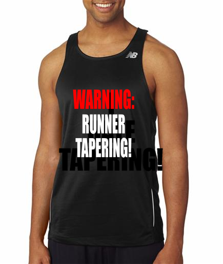 Running - Runner Tapering - NB Mens Black Singlet